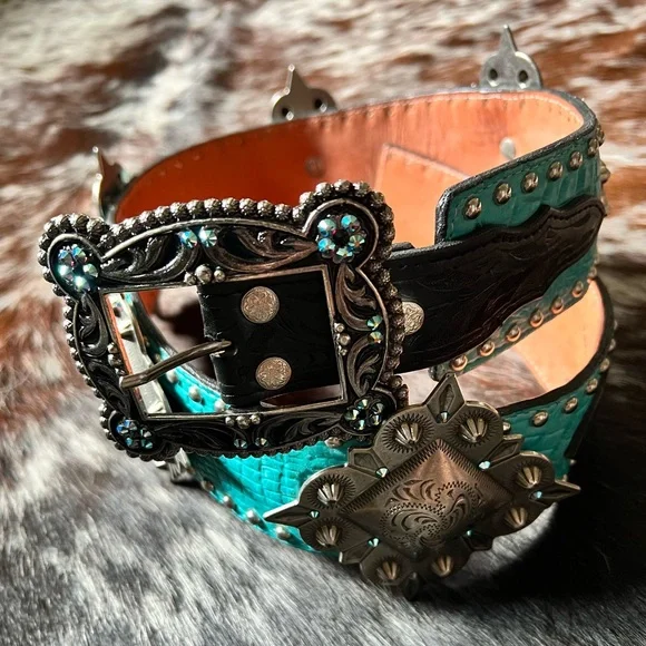 NEVER WORN M&M Ranch wear concho fashion belt Angel Ranch Women main image 4